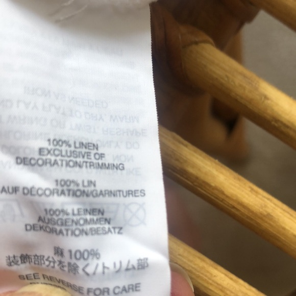 J Crew tank top with tan fringe balls at hem NWOT - Picture 8 of 12